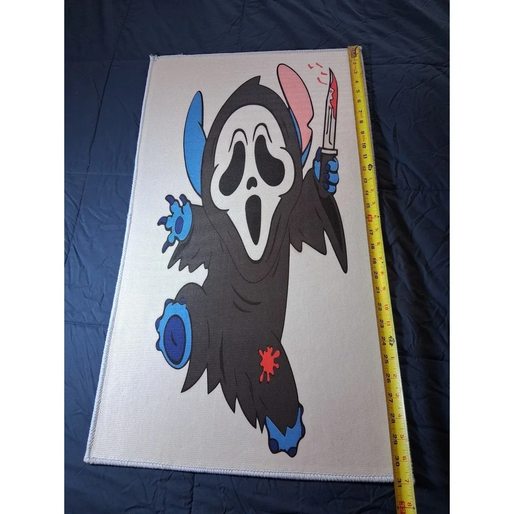 Lilo X‎ Stitch X Ghostface Scream Custom Collector's Rug-22